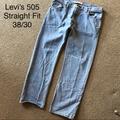 Levi's Jeans | Levi’s 505 Straight Fit Jeans 38x30 Authentic | Color: Blue | Size: 38