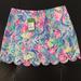 Lilly Pulitzer Skirts | Lilly Pulitzer Colette Skirt-Skort Size 0 | Color: Blue/Pink | Size: 0