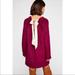 Free People Dresses | Bnwot Free People Bon Bon Sweater Dress Sz Small | Color: Pink/Purple | Size: S