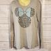 Disney Tops | Disney Gray Minnie Mouse Long Sleeve Top | Color: Gray | Size: Xlj