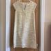 Kate Spade Dresses | Kate Spade Gold Metallic Tweed Dress, Size 2 | Color: Cream/Gold | Size: 2