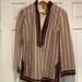 Tory Burch Tops | Gorgeous Tory Burch Tunic Top Perfect Condition | Color: Brown/Cream | Size: 6