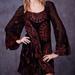 Free People Dresses | Free People Sequin Georgette Beloved Sz 0 | Color: Black/Red | Size: 0