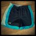 Under Armour Bottoms | 3/$36 Or 2/$30 Under Armour Girls Heatgear Mesh Shorts Sz L | Color: Black/Blue | Size: Lg