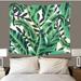 Urban Outfitters Wall Decor | Monstera Leaf Tapestry | Color: Green/White | Size: 59” X 79”