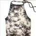 American Eagle Outfitters Tops | American Eagle Aeo Tie Dye Halter Top Gray Xs | Color: Gray/White | Size: Xs