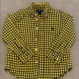 Ralph Lauren Shirts & Tops | Boys Polo Button Up Shirt 4 | Color: Blue/Yellow | Size: 4b