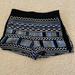 J. Crew Shorts | 2/$15 Nwot Jcrew Black And Blue Shorts Size 0 | Color: Black/Blue/White | Size: 0