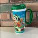 Disney Kitchen | Disneyland Christmas Souvenir Sipper Cup | Color: Green/White | Size: Os