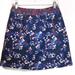 Anthropologie Skirts | Anthropologie Maeve Purple Floral Mini Skirt New | Color: Blue/Purple | Size: 8