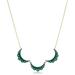 Anthropologie Jewelry | New Anthropologie 14k Gold Necklace By Brandy Pham | Color: Gold/Green | Size: Os