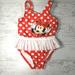 Disney Swim | Disney Baby Minnie Mouse Swimsuit Polka Dots | Color: Red/White | Size: 6-9mb