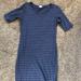 Lularoe Dresses | Lularoe Baseball Tee Dress | Color: Blue | Size: M