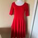 Lularoe Dresses | Lularoe Nicole | Color: Red | Size: Xl