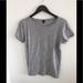 J. Crew Tops | J. Crew Grey And Gold Metallic Heart T-Shirt | Color: Gold/Gray | Size: S