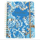 Lilly Pulitzer Office | Lilly Pulitzer Agenda Daily Planner Organizer Blue | Color: Blue/Gold | Size: Os