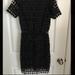 Michael Kors Dresses | Michael Kors Black Lace Cut Out Dress | Color: Black | Size: 00