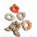 Torrid Accessories | New 5 Scrunchie Set Hair Ties | Color: Cream/Tan | Size: Os