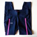 Under Armour Pants & Jumpsuits | 4/$20 Under Armour Full Length Compression Leggings Xs | Color: Blue/Pink | Size: Xs