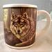 Urban Outfitters Dining | Classic Wolf Mug By Everyone Loves To Get Applause | Color: Gray/White | Size: 12oz