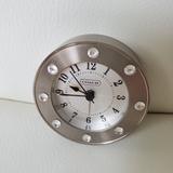 Coach Other | Coach Silver Desk Or Travel Clock | Color: Silver | Size: Os