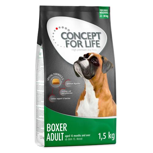 1,5 kg Boxer Adult Concept for Life Hundefutter trocken