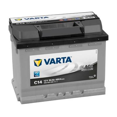 Varta - C14 Black Dynamic 12V 56Ah 480A Autobatterie 556 400 048 inkl. 7,50€ Pfand