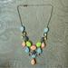J. Crew Jewelry | J.Crew Bib Necklace With Multicolor Stones | Color: Blue/Green | Size: Os