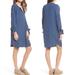 Madewell Dresses | Madewell Du Jour Tie-Sleeve Tunic Dress Xs | Color: Blue | Size: Xs