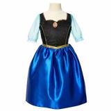 Disney Costumes | Girls Disney Frozen Anna Dress Costueme Size 4-6x | Color: Blue | Size: Girls ( 4-6x)
