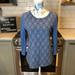 J. Crew Tops | J. Crew | Blue Embroidered Floral T-Shirt | Color: Blue | Size: M