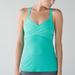 Lululemon Athletica Tops | Lululemon Wrap It Up Tank Top Teal Blue Size 10 | Color: Blue/Green | Size: 10