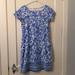Lilly Pulitzer Dresses | Lilly Pulitzer Short Sleeve Marlowe Dress | Color: Blue/White | Size: M