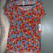 Lularoe Tops | Lularoe Classic T Disney Size Xs | Color: Blue/Orange | Size: Xs