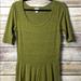 Lularoe Dresses | Lularoe Nicole Dress! | Color: Green | Size: M