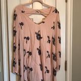 Free People Dresses | Free People Pink And Brown Dress Size Small | Color: Brown/Pink | Size: S