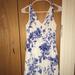 Ralph Lauren Dresses | Gorgeous Blue And White Ralph Lauren Floral Dress! | Color: Blue/White | Size: 4