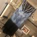 Free People Dresses | Free People Blue Fringe Dress | Color: Blue | Size: 4