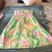 Lilly Pulitzer Dresses | Lily Pulitzer Summer Lily Dress Size 4 | Color: Green/Yellow | Size: 4