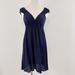 J. Crew Dresses | J. Crew Navy Cotton Gauze Dress/Swimsuit Cover-Up | Color: Blue | Size: S