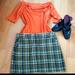 J. Crew Skirts | J. Crew Favorite Fit Plaid Mini Skirt Size 4 | Color: Green/Yellow | Size: 4