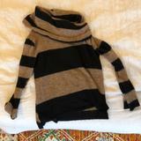 Free People Sweaters | Free People Striped Sweater | Color: Black/Brown | Size: S