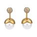 Kate Spade Jewelry | Kate Spade Dainty Sparklers Pearl Earrings | Color: Gold | Size: Os