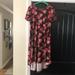 Lularoe Dresses | Htf. Lularoe Russian Doll Carly. | Color: Black/Red | Size: Xs