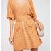 Free People Dresses | Free People Beach Paradise Mini Dress Gold Mustard | Color: Gold/Yellow | Size: Xs