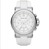 Michael Kors Accessories | Michael Kors Chronograph Men's Sporty Watch | Color: White | Size: New Battery