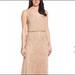 Anthropologie Dresses | Filigree Sz 10 Beaded Blouson Adrianna Papell | Color: Cream/Pink | Size: 10