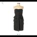 J. Crew Dresses | Jcrew Black Strapless Dress Peplum Silhouette | Color: Black | Size: 2