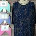 Lularoe Tops | Lularoe Nwt L Irma | Color: Blue/Tan | Size: L