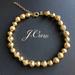 J. Crew Jewelry | J. Crew Gold Ball Necklace | Color: Gold | Size: Os